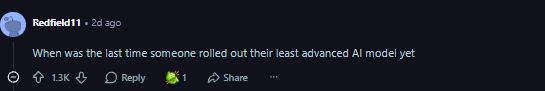 A comment on /r/wallstreetbets subreddit.
